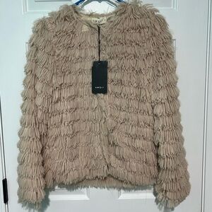 Amplify Faux fur jacket medium